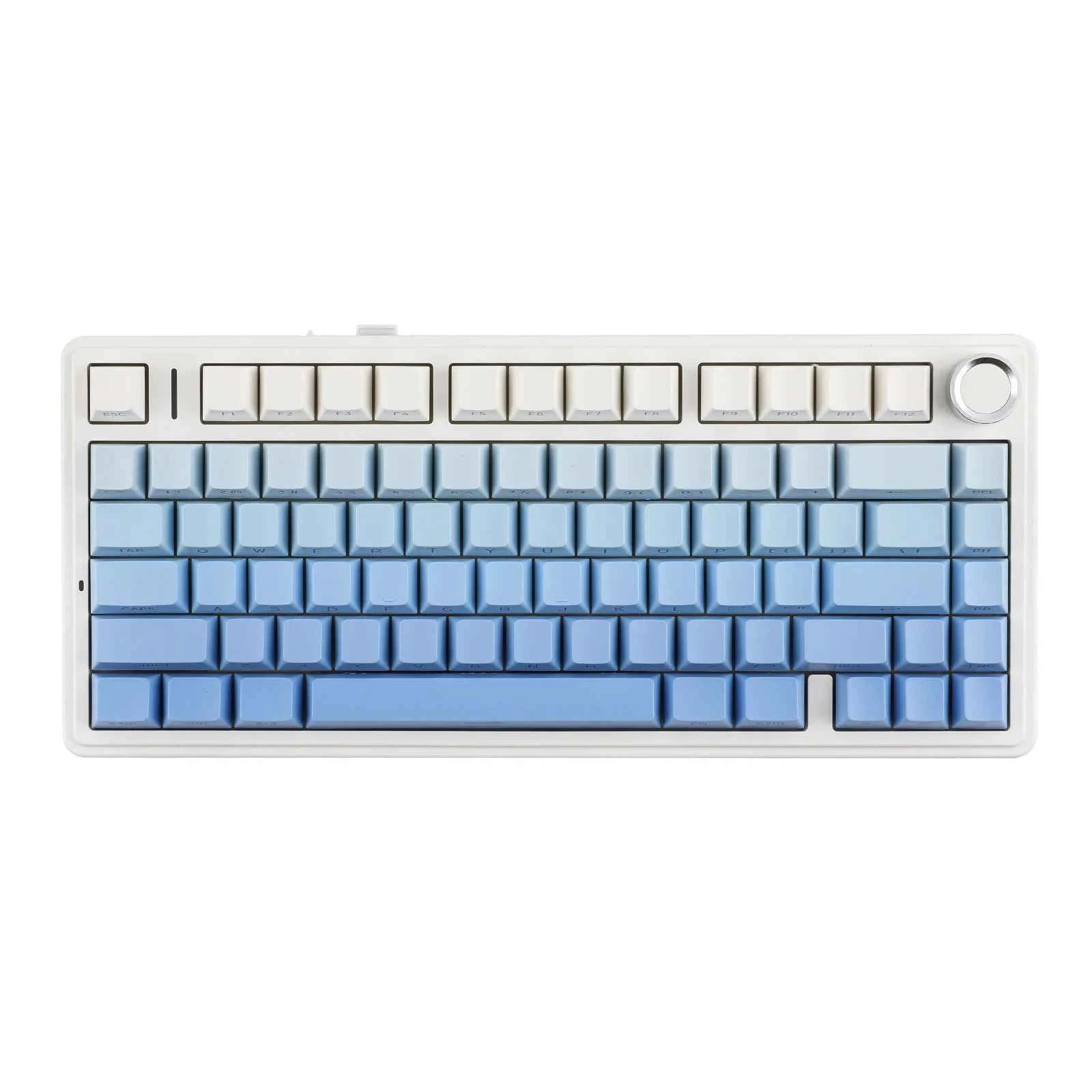 EPOMAKER x AULA F75 75% ANSI Hot-Swap Gasket Wired/Bluetooth 5.0/2.4G Wireless Mechanical Keyboard PBT Keycaps for Mac/Win