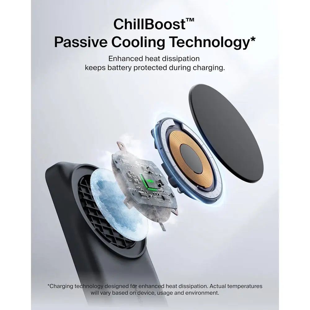 2-in-1 Qi2.2 25W Magnetic Wireless Charger with 5W USB-C Port, Compatible for iPhone 17/16/15, Pixel 10, and AirPods, Includes 4