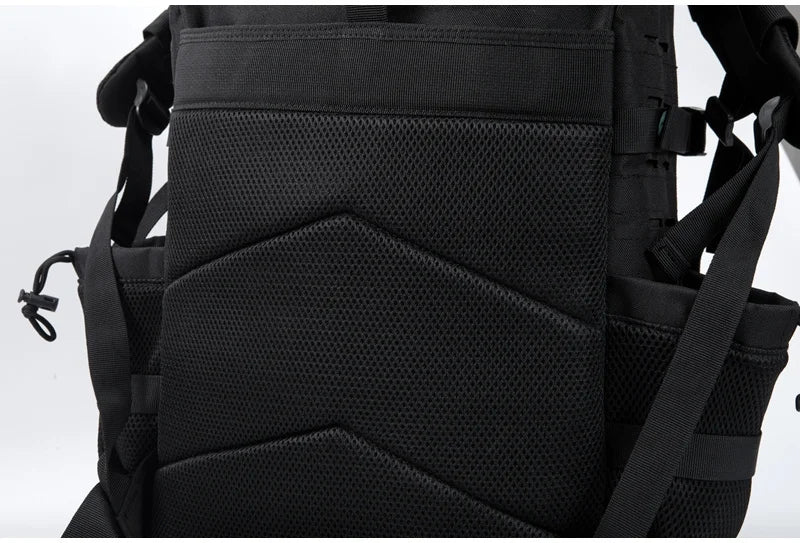 45L Tactical Backpack survival Bag Hunting MOLLE Backpack GYM For Men EDC Outdoor Hiking Rucksack Witch Bottle Holder