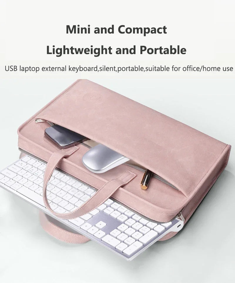 Bluetooth 5.0 & 2.4G Wireless Keyboard and Mouse Combo Multimedia Keyboard Mouse Set for iPad Macbook Android Laptop PC TV