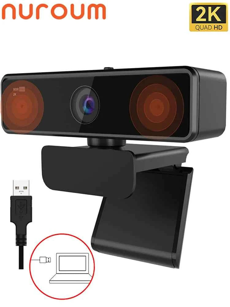 Nuroum V11 High Quality 1080p 60fps Full Hd Plug And Play Computer Usb Web Camera Mini Webcam 2K For Pc Laptop With Microphone