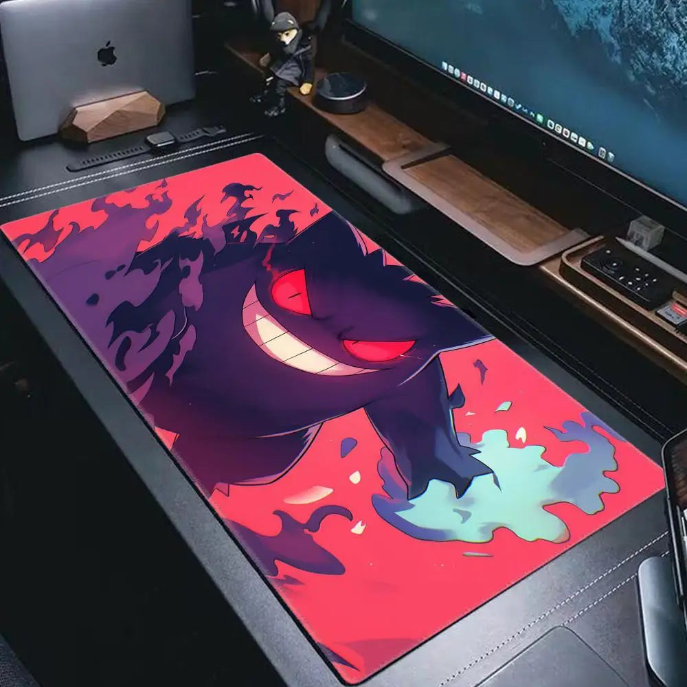 P-Pokemon-Gengar Grande Mousepad Large Gaming Mouse Pad LockEdge Thickened Computer Keyboard Table Desk Mat - WinSupport Tech