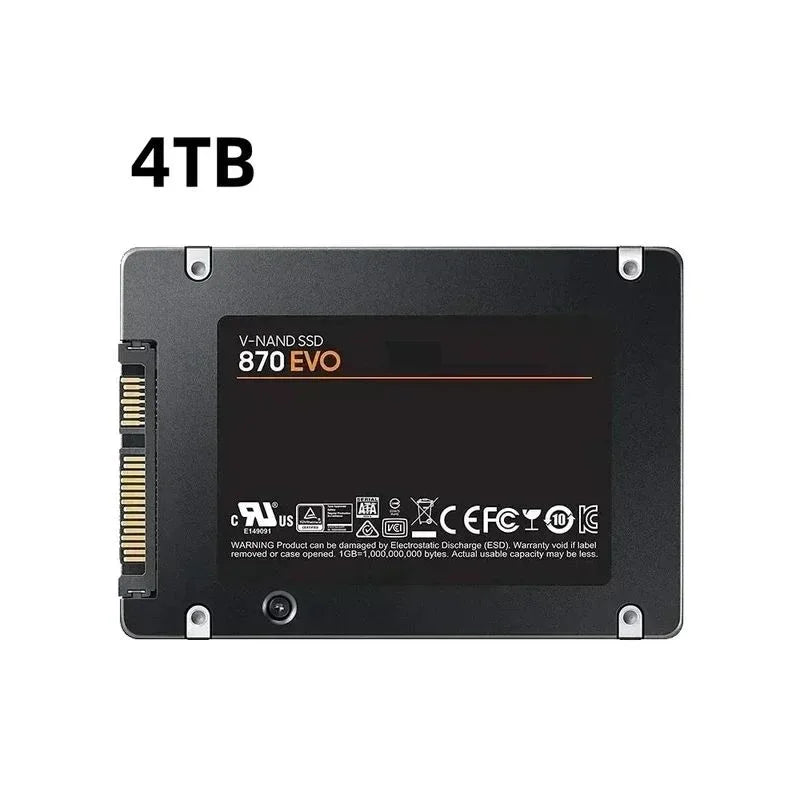 Fast and stable 870 EVO SSD 1TB 2TB 4TB, 2.5-inch SATA3 internal hard drive for laptops, microcomputers, and desktops
