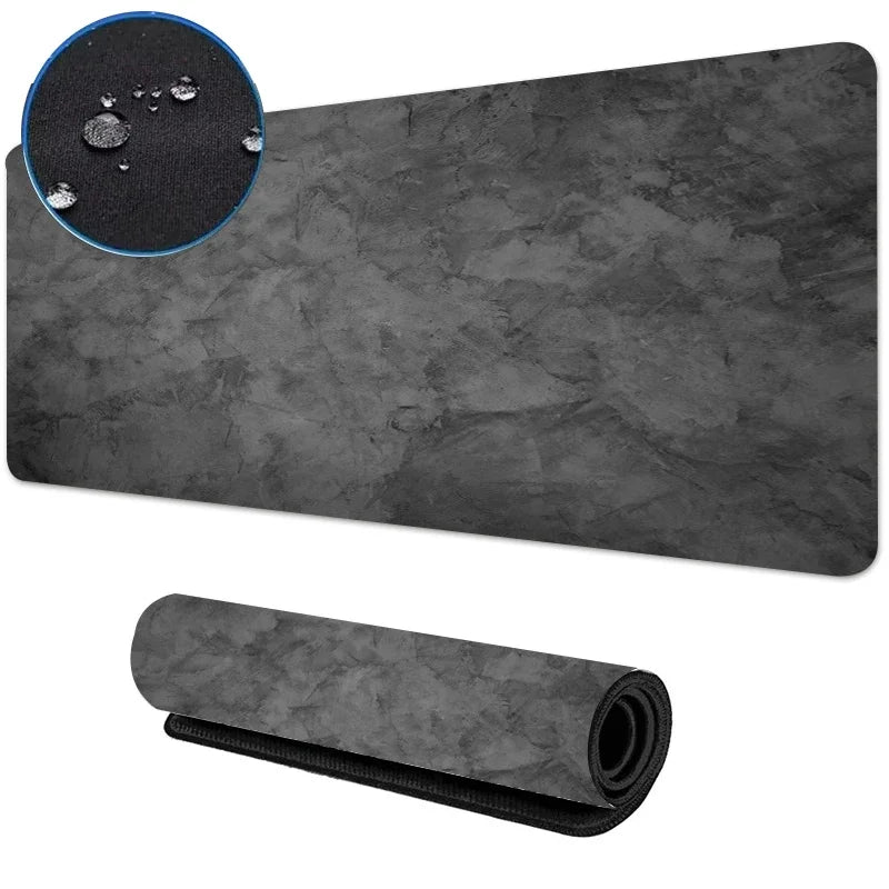900x400 Gray Textured Tarpaulin Mouse Pad Waterproof Mat Gaming Accessories Control MousePad Gamer Water Proof Cloth Desk Mat