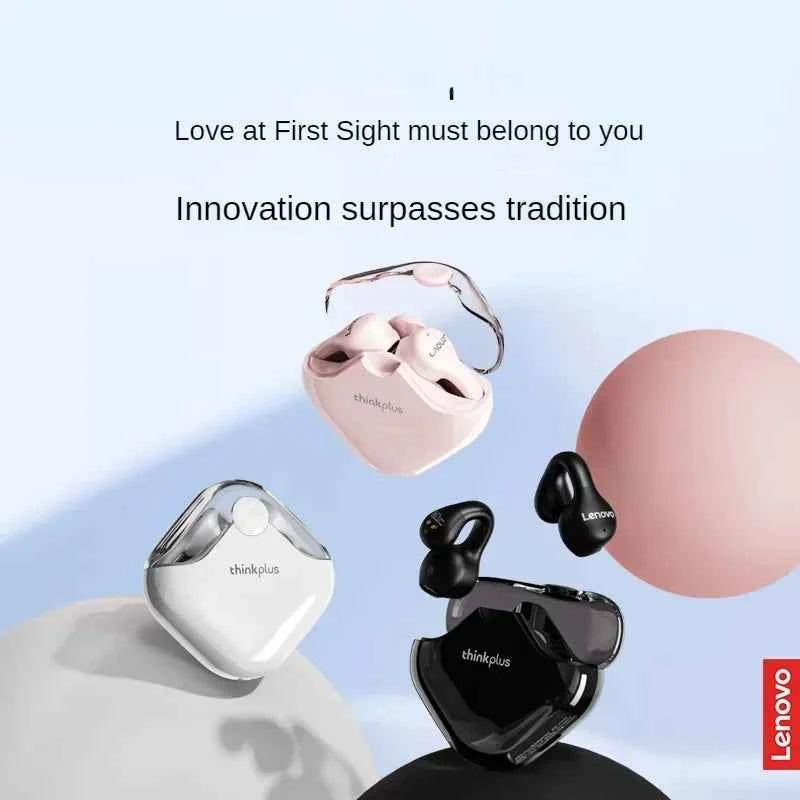 Lenovo XT61 Bluetooth 5.3 Earphones With Noise Reduction Earbuds Sports Gaming Touch Control Earhooks Waterproof HeadsetS