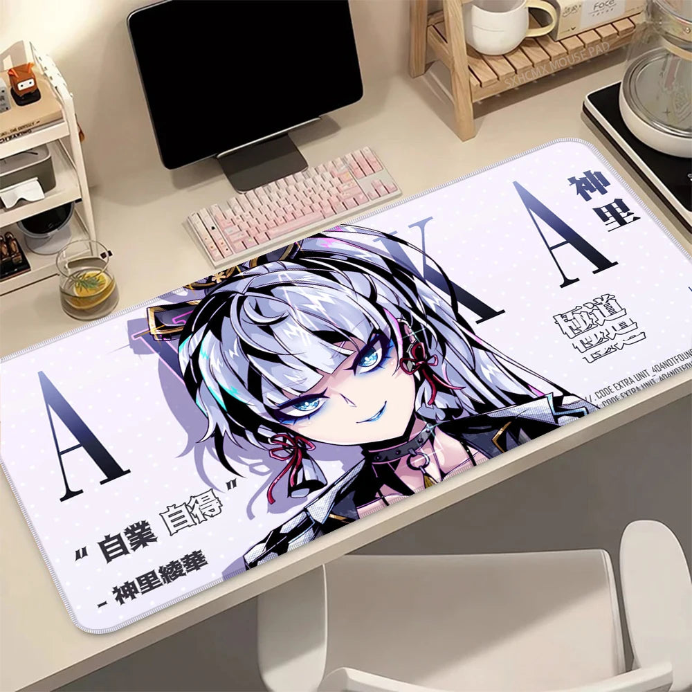 Mouse Pad Office Gaming Laptop Desk HD Mat Anime Cute Girl Mousepad PC Kawaii Gamer Mouse Mat Computer Accessories Keyboard Pad