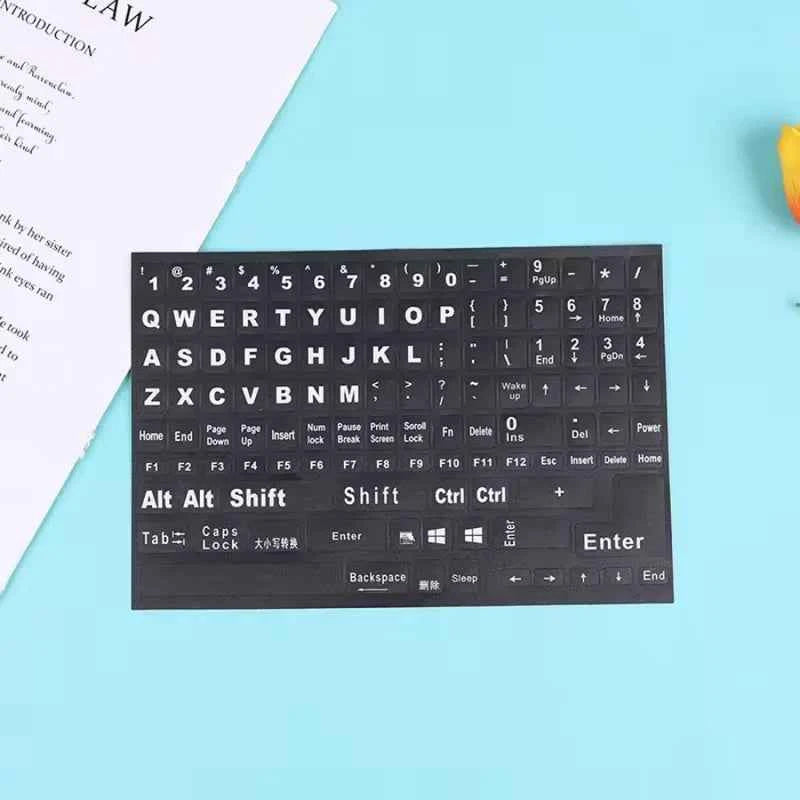 English Full Keyboard Frosted Stickers For Notebook Laptop Computer PC