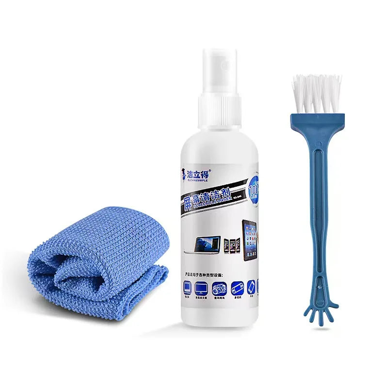 KCL-1005 Cleaning Kit Computer Periphery LCD Screen Universal LCD Screen Cleaning Three piece Cleaning Kit