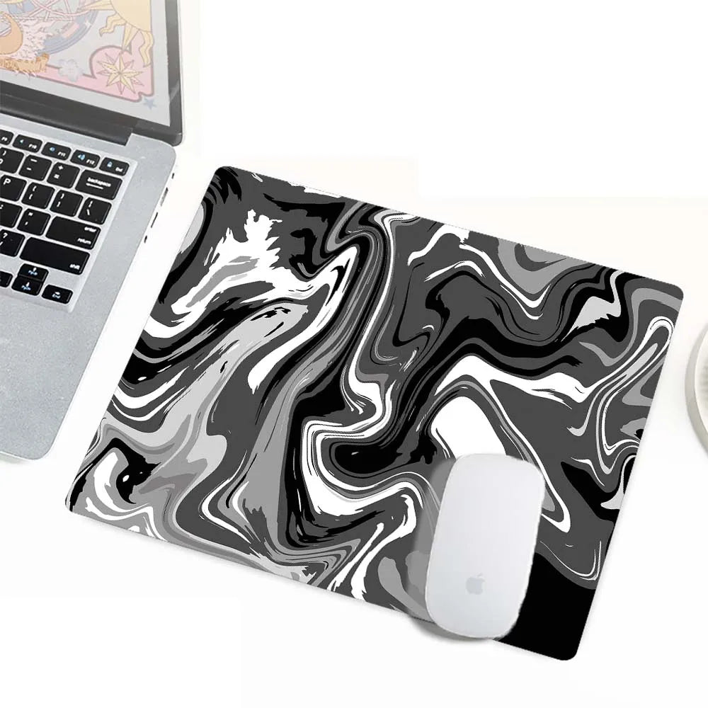 Strata Liquid Mouse Pad Computer Laptop Anime Keyboard Mouse Mat Mousepad Keyboards Gamers Decoracion Desk Mat