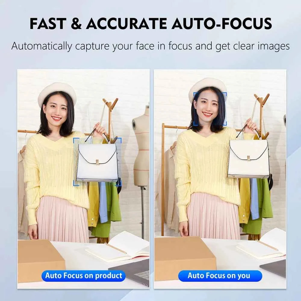 TOALLIN USB Webcam mini Camera with Windows Hello 2K 30fps Web Camera Mini Auto-focus Webcam for Laptop & Desktop Conferencing