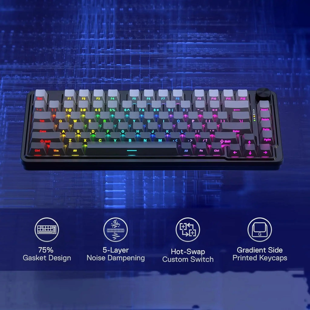 Redragon K673 GB 75% Wireless Keyboard