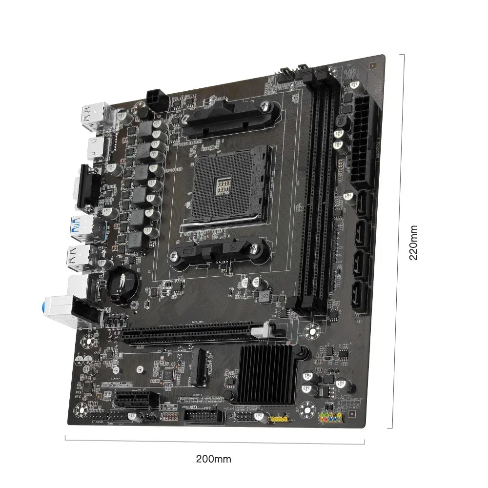 MACHINIST B450 Motherboard AMD Processor DDR4 Memory Dual-channel AM4 Mainboard NVME M.2  (Supports Ryzen 5500 5600 5600G CPU) - WinSupport Tech