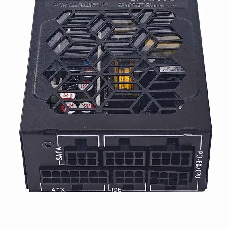 METALFISH Flex 500/600W 80PLUS GOLD Full Modular Power Supply Flex-ATX 1U PSU For ITX Mini PC POS NAS GPU Dock 90~264V