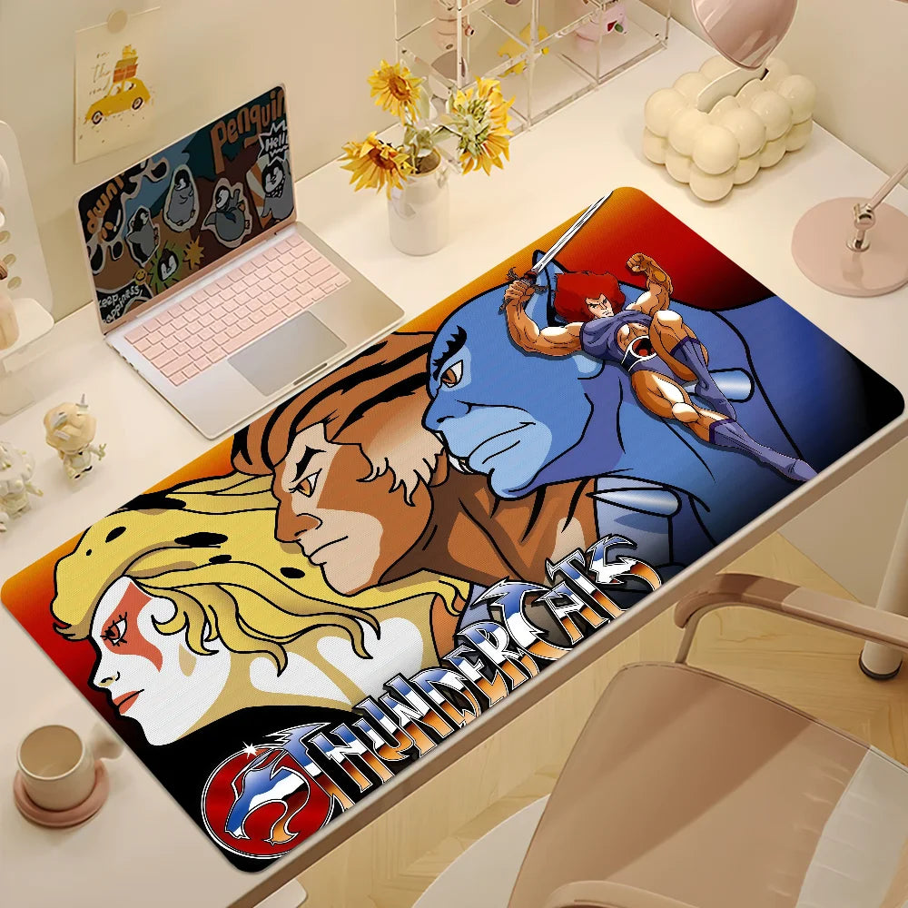 Mouse Pad Anti-fray Home Custom Ergonomic Office Rubber Large Fiction Science ThunderCats Desk Cartoon Mat Keyboard PC Non-slip