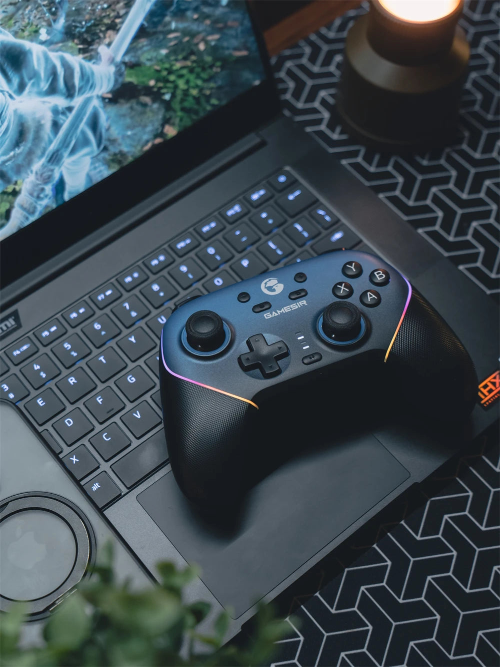 GameSir Super Nova Wireless Switch Controller with Charging Station, Hall Effect Joystick for PC Nintendo Switch 2 Android Phone