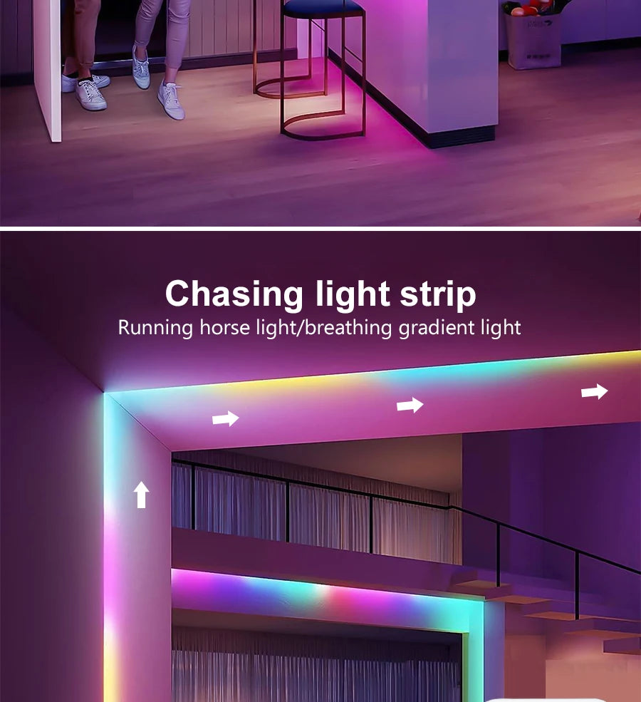 5V New 3mm Super Thin Addressable COB LED Strip RGBIC Individual Pixel Control 240LEDs WS2812B Dream Color USB Powered LED Tape