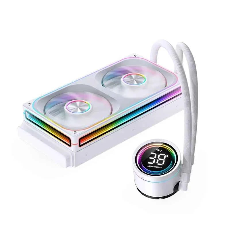 JONSBO TH-360 White Water Cooler 120mm ARGB Fan TH-240 AIO CPU Liquid Cooling Integrated Water-cooled LGA1700 115X 1851 1200 AM5
