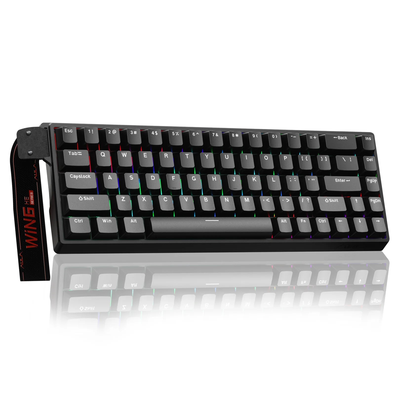 AULA WIN68 HE Esports Magnetic Switch Keyboard Rapid Trigger 8K Return RGB Hotswap 60% 68% Custom Game Keyboard