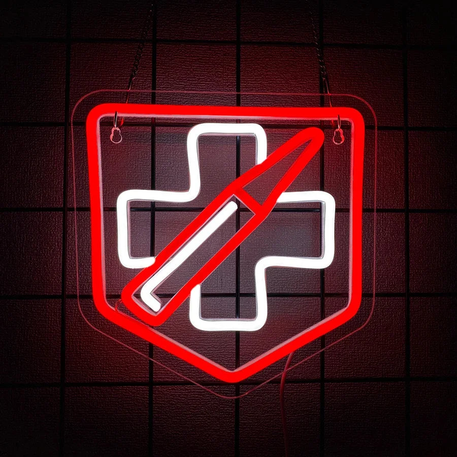 Neon Sign for Home Decor for Room Decoration Bedroom Accessories Series Wall Game Light Man Up Gifts Gamer Aesthetic Friends
