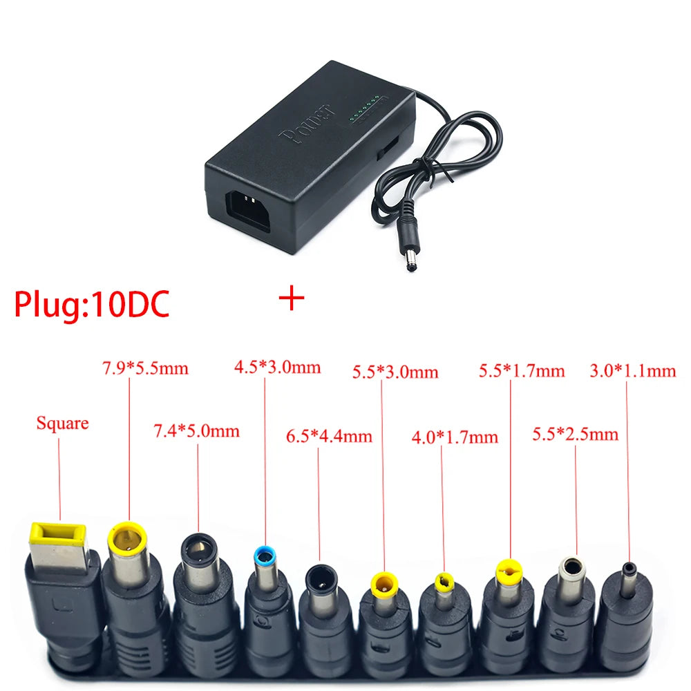 96W Universal AC Laptop Power Adapter 12V 15V 16V 18V 19V 4.5A 20V 24V Charger For Dell For Toshiba  ForAsus For Acer For Lenovo