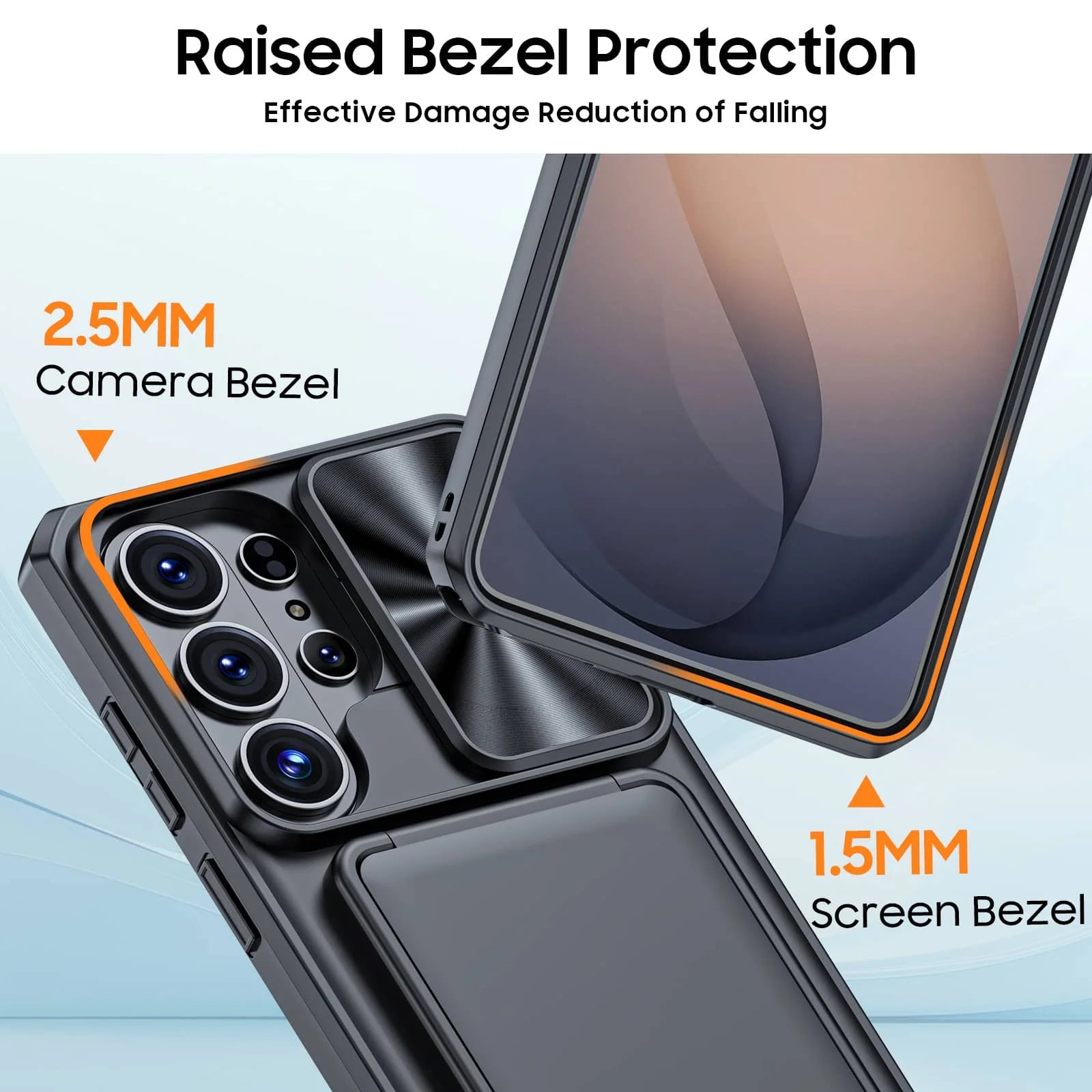 WEFOR for Samsung Galaxy S26 Ultra/S26 Plus/S26 Case Wallet, Built-in Card Holder (3-4 Cards) & Slide Camera Cover & Kickstand