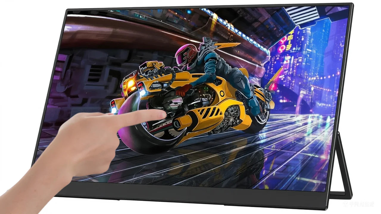 16-Inch Portable Touch Monitor, 1200P HDR 16:10, Non-Touch Optional, External Second Screen for Xbox, PS4/5, Switch, Phone, PC,