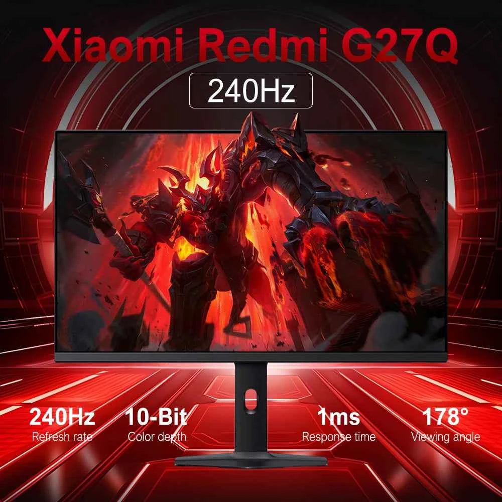Xiaomi Redmi G27Q 2025 27-Inch 2K Gaming Monitor – 180Hz IPS, 1ms Response