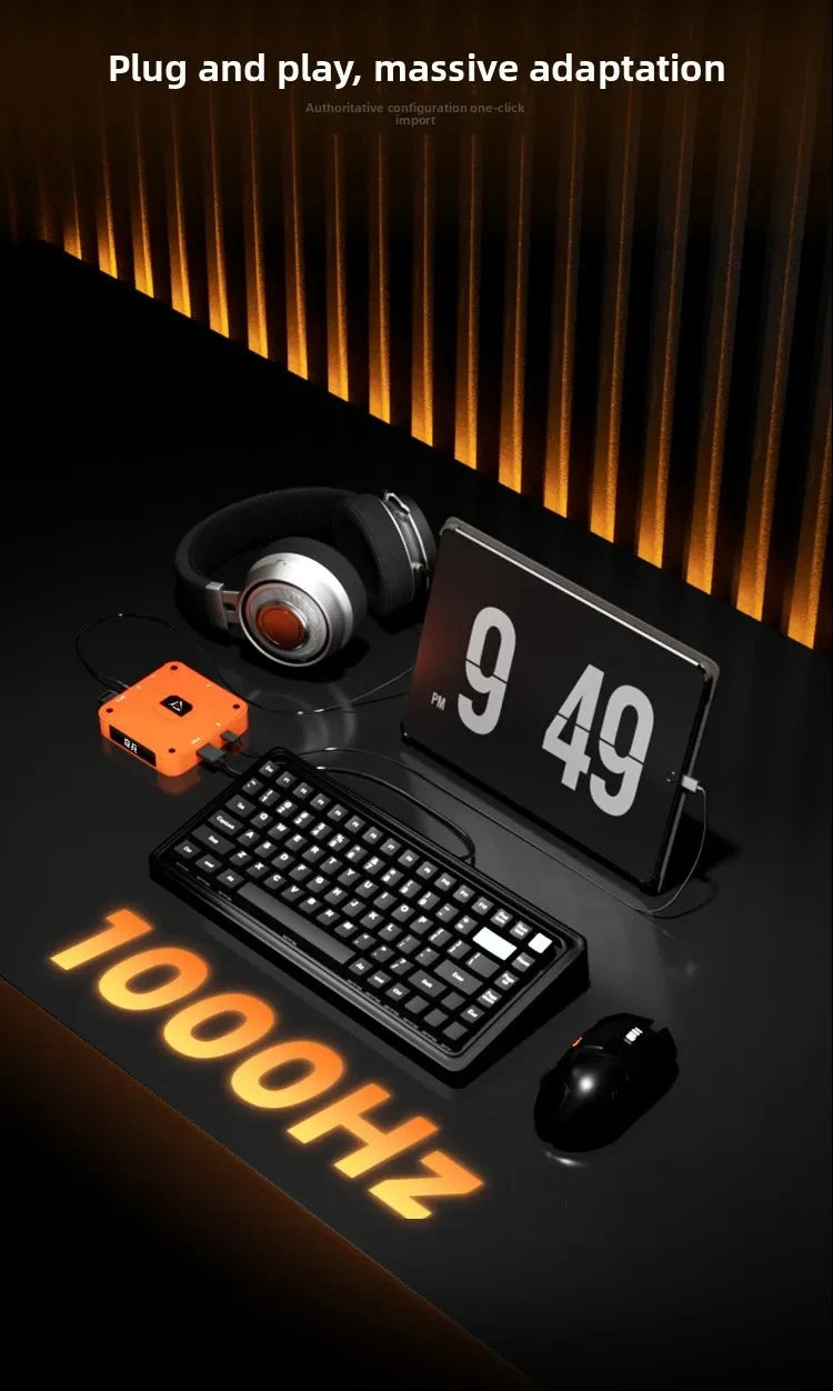 AIMZENIX AX360M is suitable for Apple iOS PUBG Throne keyboard and mouse converter for all systems and games