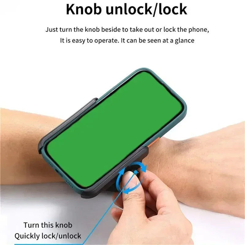 Running Sport Armbands Phone Holder For iPhone 16 15 14 13 12 Pro Max 14 Plus Samsung S24 Ultra Xiaomi Arm Band Bracket GPS Clip