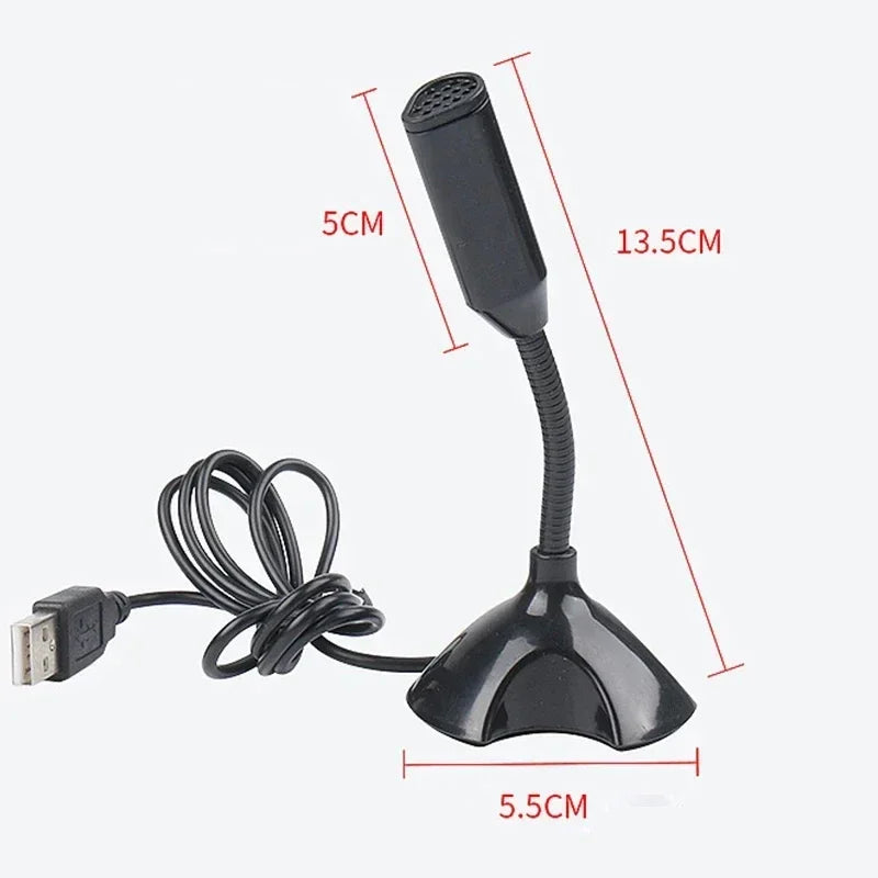 Lenovo USB Microphone For Laptop And Computers Adjustable Studio Singing Gaming Streaming Mikrofon Stand Mic With Holder Desktop