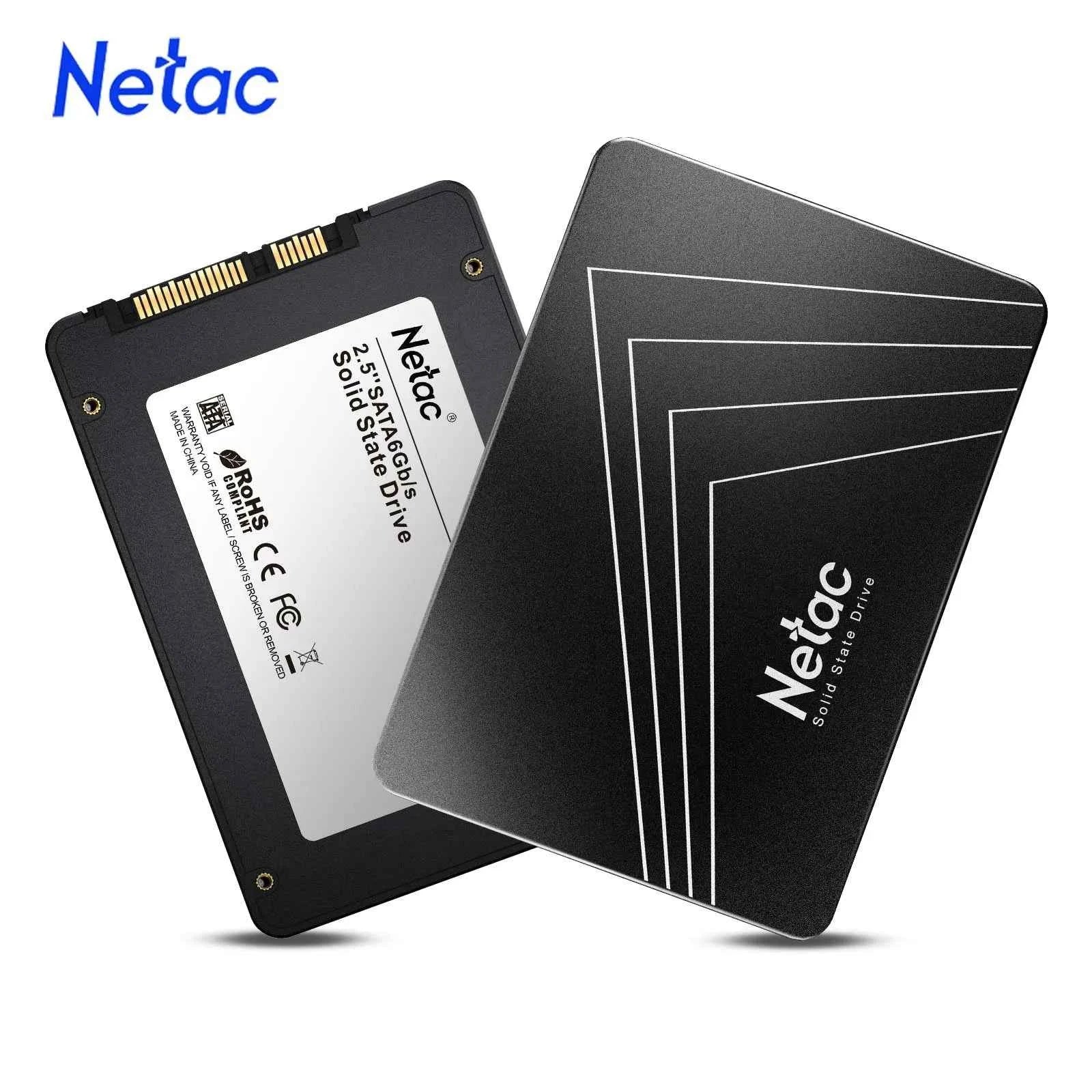 Netac SATA SSD Hard Drive 128GB 256GB 512GB 1TB 2TB SATA3 2.5Inch Disks Laptop Internal Hard Drive HDD Hard Disk for PC Laptop