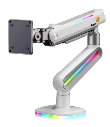 NB G70 F6 E6 Gaming Monitor Arm 32-60 Inch Curved Arc Screen Desktop Ultra Wide Monitor Holder Mount with RGB Light 2-20kgs