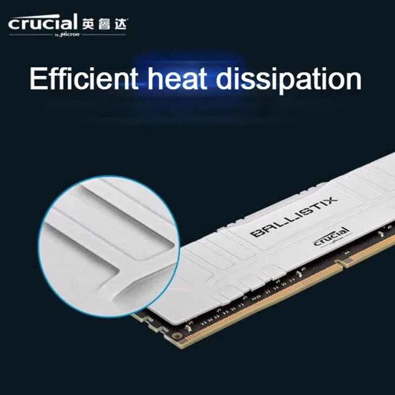 Crucial Ram Desktop DDR4 8GB 16GB 3200MHz 32GB(2x16GB) Ballistix Platinum Game XMP 2.0 Support DDR4 3200MHz For Desktop Memory