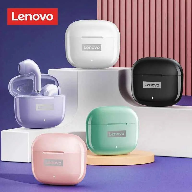 Lenovo LP40 Pro Earburds Wireless Bluetooth HIFI Stereo Sound HD Call Headphones Long Endurance Low Latency Gaming Earphones