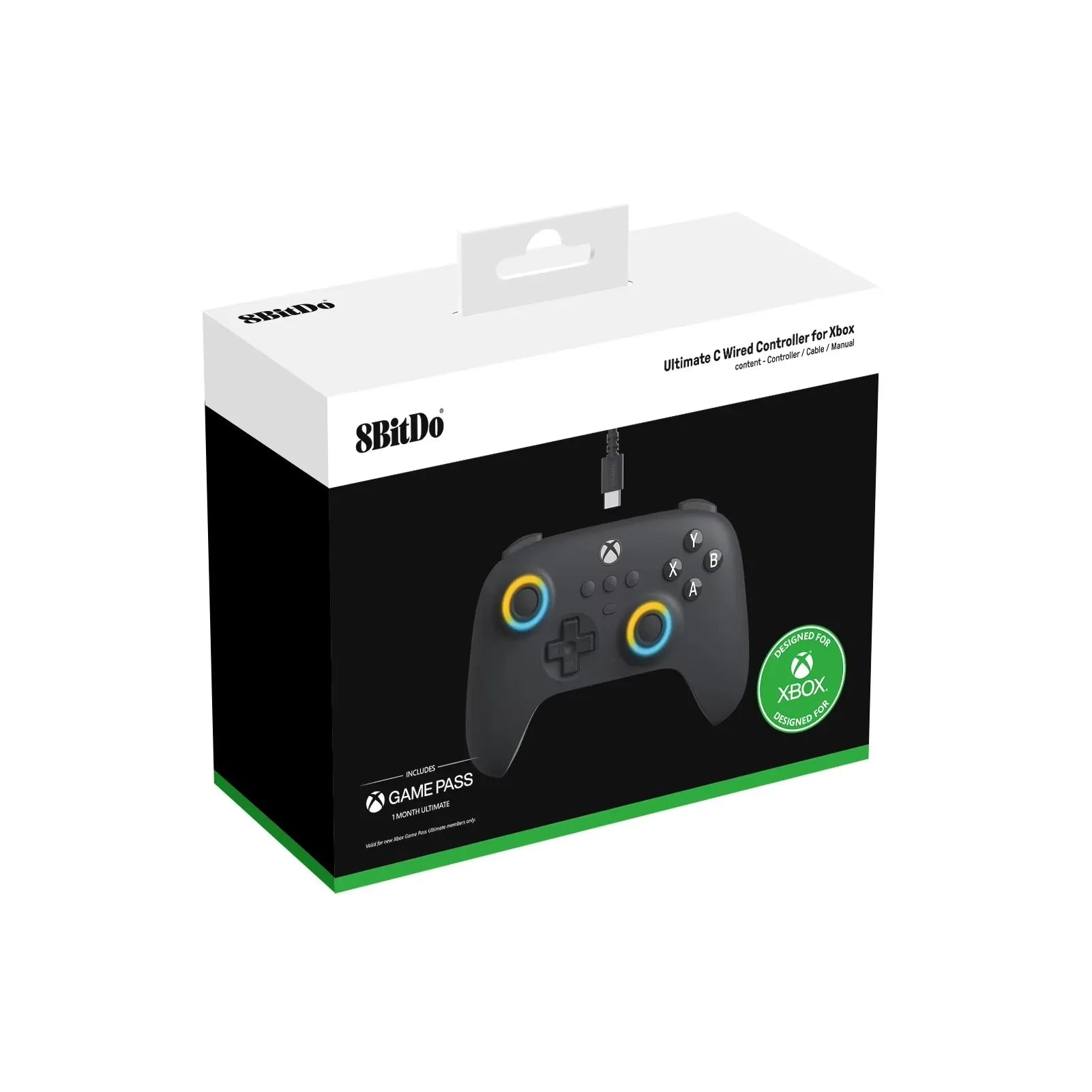 8BitDo Ultimate C Wired Controller Hall Effect Joysticks USB Gamepad with for Xbox Series X/S, Xbox One and PC Windows 10/11 - WinSupport Tech