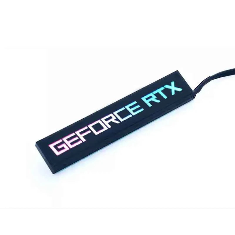 FREEZEMOD RGB GPU Side Panel NVIDIA/ AMD Video Card VGA Light Board Plate Faith Lamp for PC Cabinet Decoration AURA SYNC