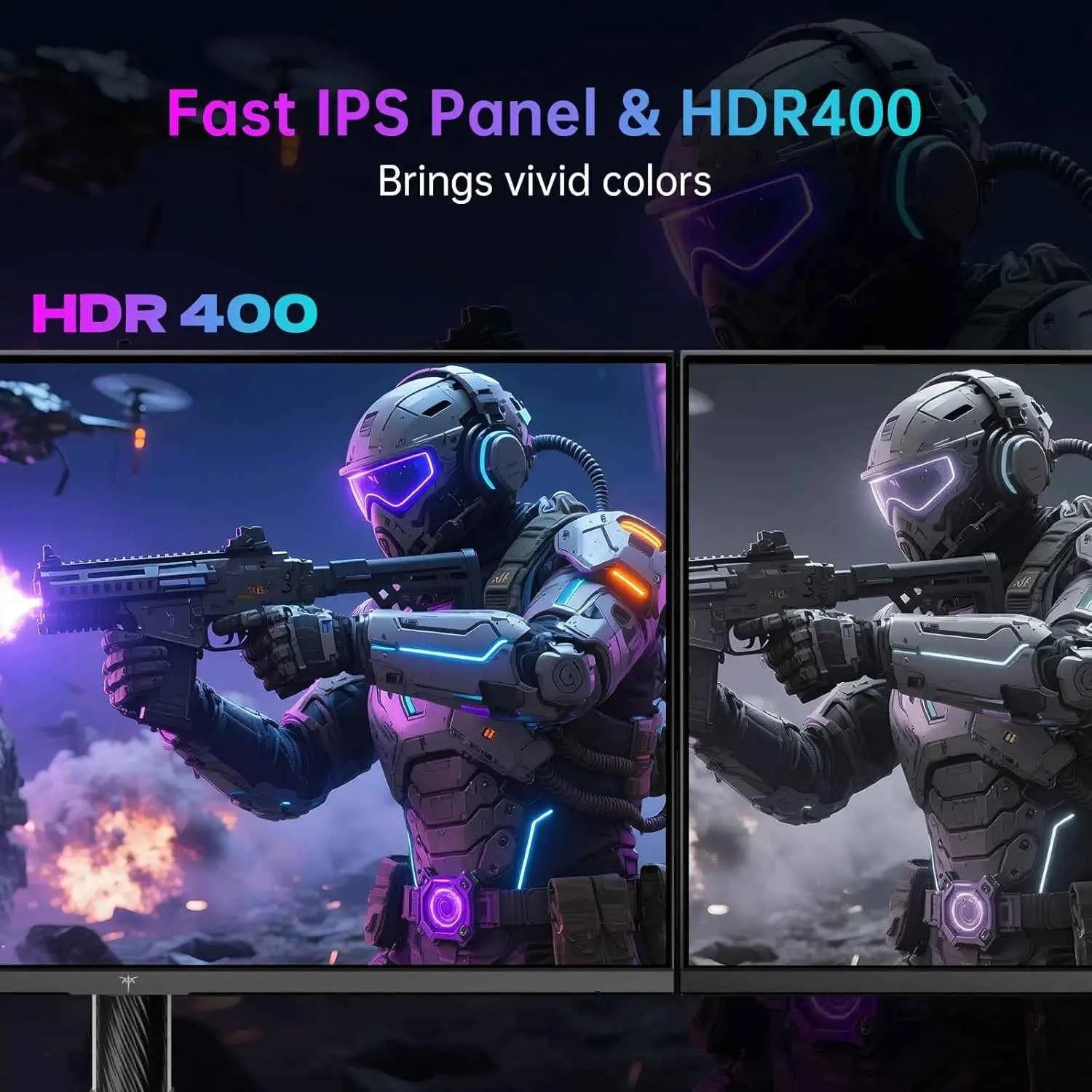 KTC 27 Inch 4K Gaming Monitor, Dual Mode UHD 160Hz & FHD 320Hz, Fast IPS, HDR400 90W Type-C, HDMI 2.1 & DP 1.4 H27P6