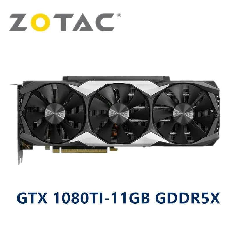 ZOTAC GTX 1080 Ti 1080Ti 11GB GPU Graphics Cards GeForce GTX1080 GTX1080Ti Video Card NVIDIA Computer Game Gaming Desktop PC DVI