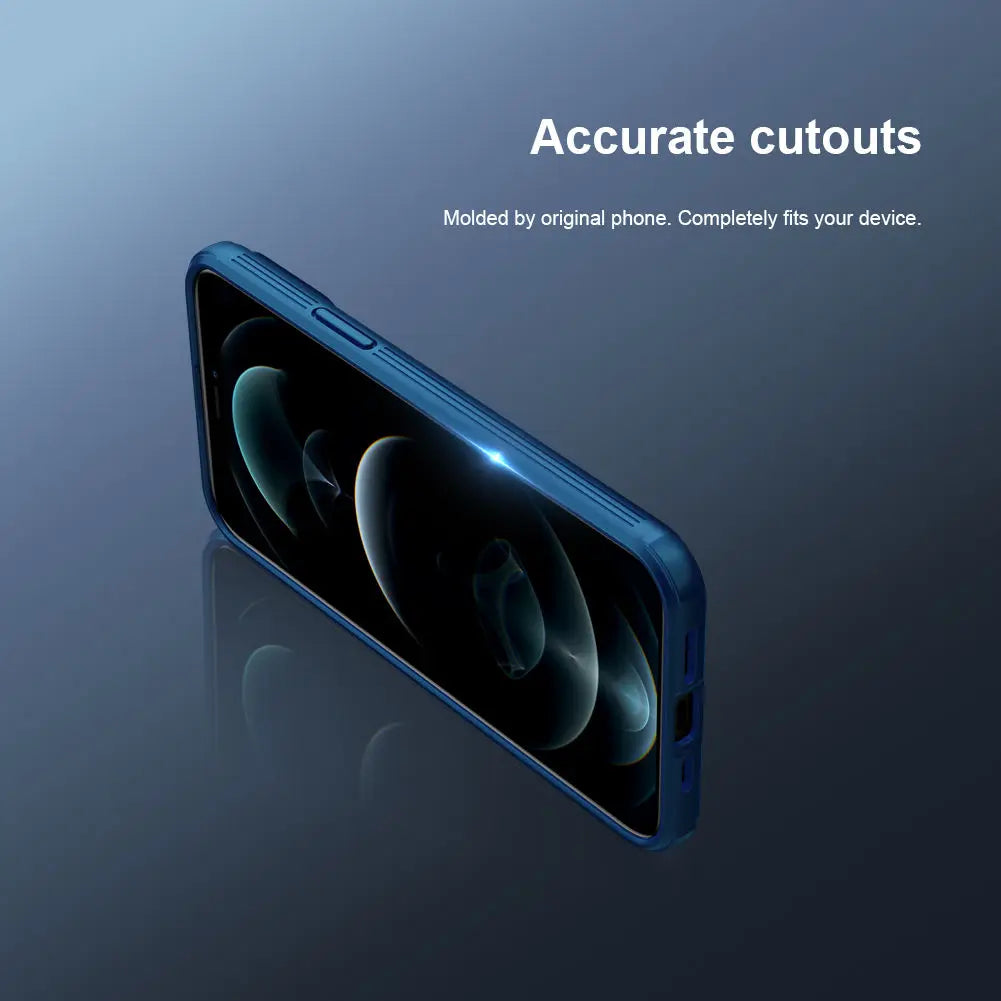 for iPhone 13 Pro Max Camshield Phone Case,NILLKIN Camera Protection Slide Protect Cover Lens Protection Case
