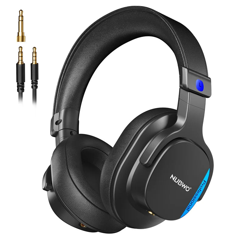 NEW NUBWO HD01 Studio Wired Headphones Hi-Res Over Ear Headphones 180° Flip Earpads 45mm Drivers Professional Monitor Headsets