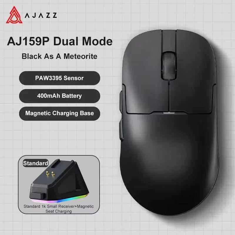 AJAZZ AJ159 APEX/AJ159PRO Wireless Gamer Mouse with RGB Magnetic Charging Base Lightweight  for PC Laptop