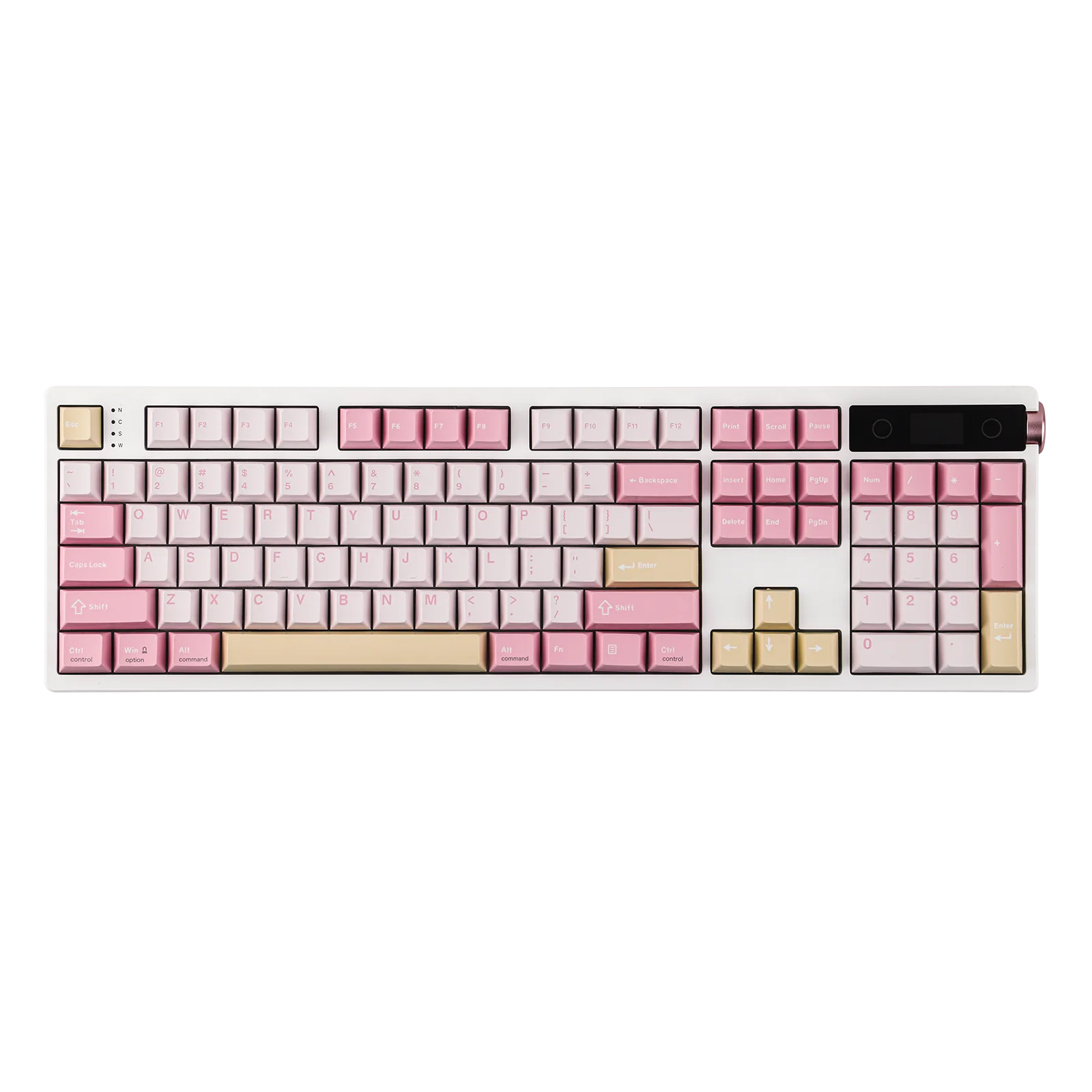 EPOMAKER TH108 PRO 100% Gasket-Mounted Tri-Mode Wireless Mechanical Keyboard RGB Backlight with TFT Smart Display & Knob