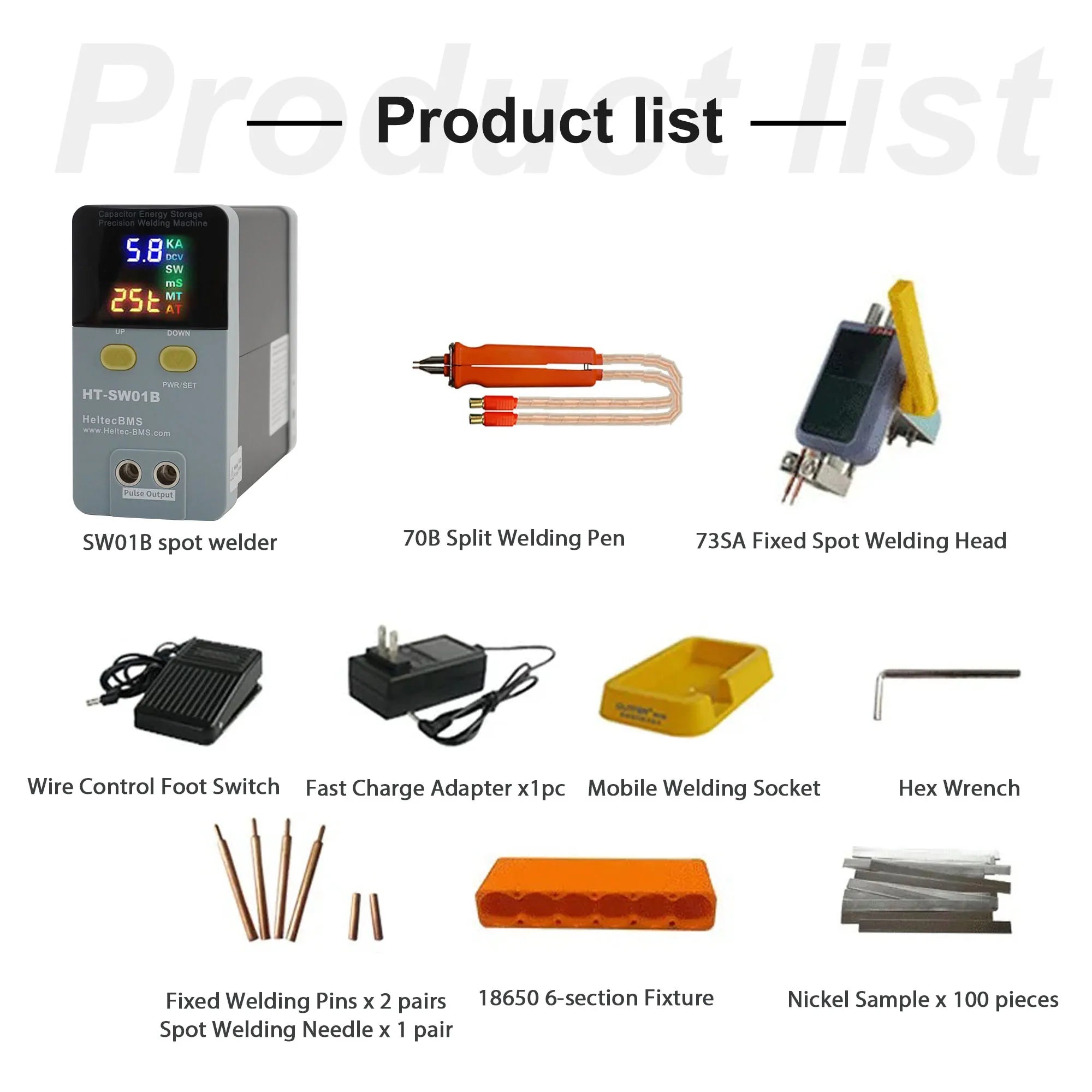 Energy Storage Capacitor Spot Welding Machine 11.6KW 14.5KW 21KW 42KW Battery Welder Spot Welder Pure Nickel Welding