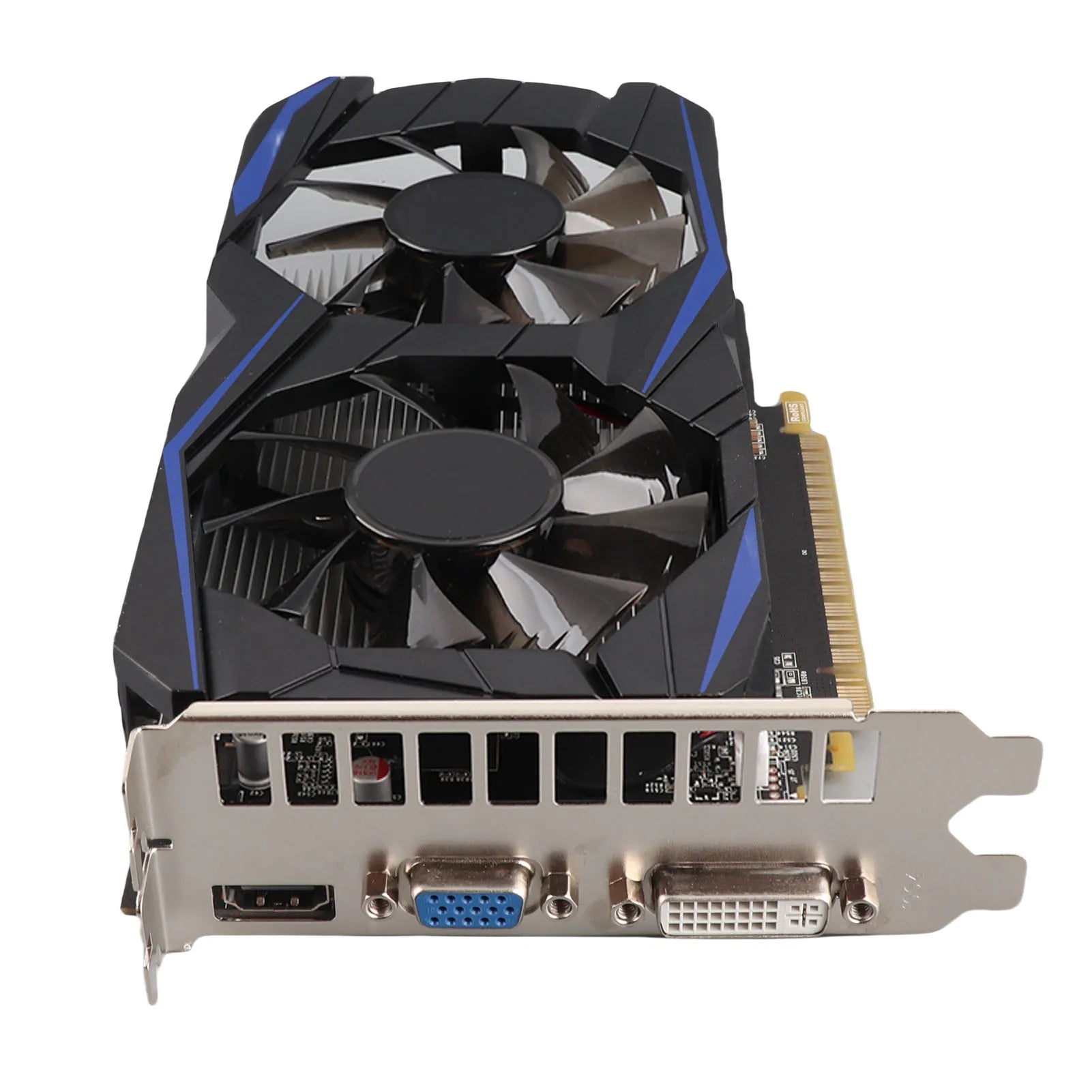 Computer Graphics Card Good Performance Low Noise Graphics Card Small Size 128bit  Bit Width for Dual Fan Desktop Computer