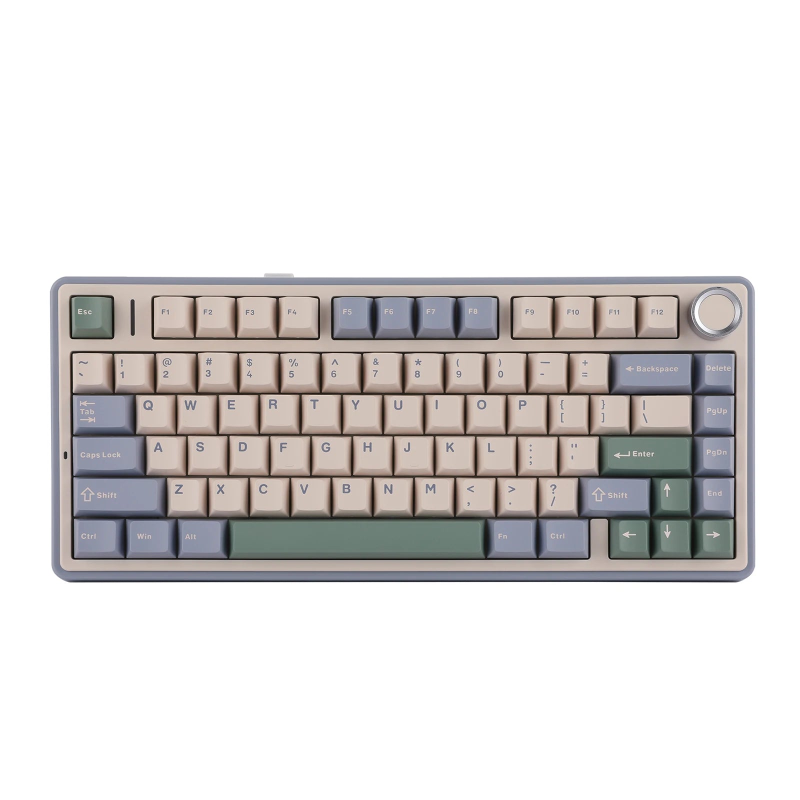 EPOMAKER x AULA F75 75% ANSI Layout Hot-Swap Wired/Bluetooth/2.4GHz Wireless Mechanical Keyboard With Multimedia Control Knob