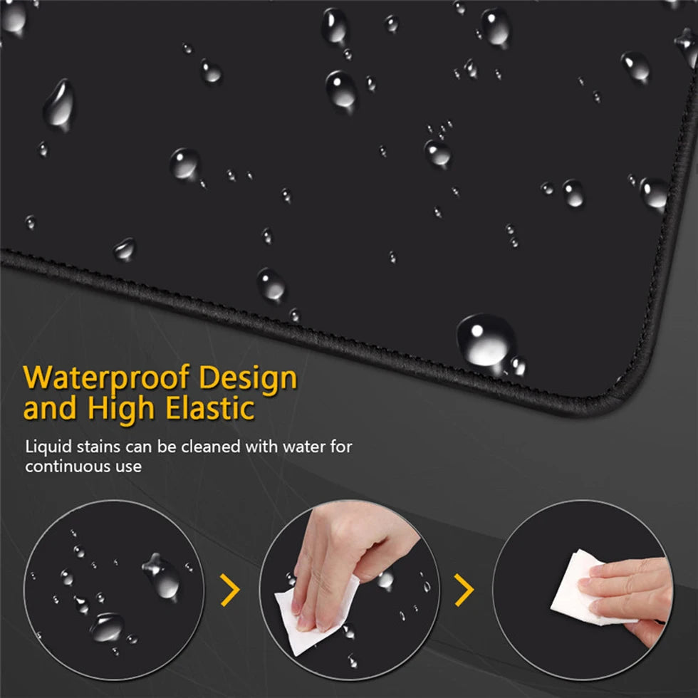 900x400 Gray Textured Tarpaulin Mouse Pad Waterproof Mat Gaming Accessories Control MousePad Gamer Water Proof Cloth Desk Mat