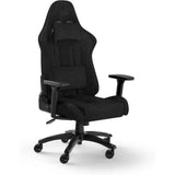 Corsair TC100 Gaming Chair: Fabric, Racing Style, Lumbar Support, Removable Memory Foam Neck Pillow, Adjustable Features
