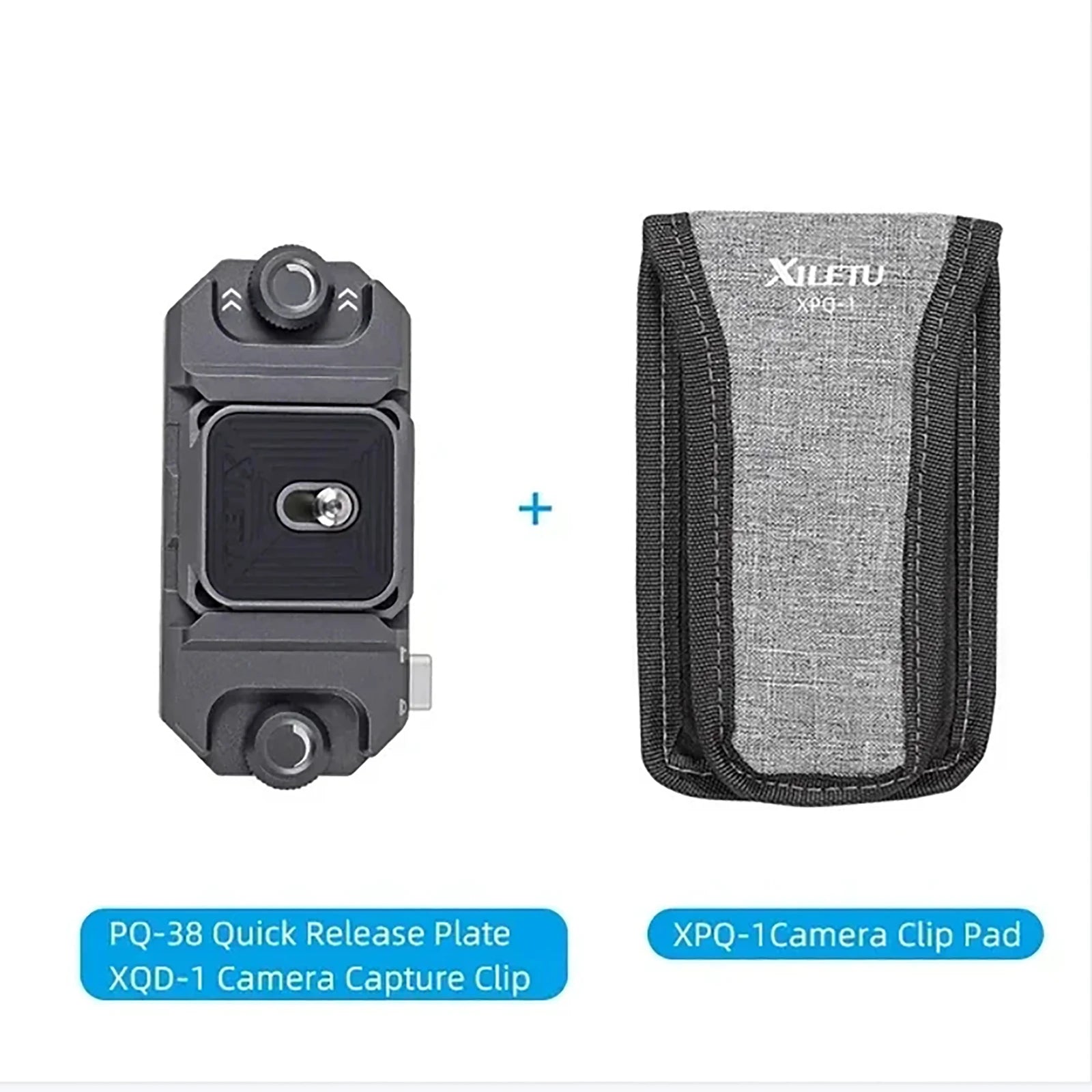 Backpack Quick Release Plate Clip Camera Quick Switch Tripod Slider Installation Adapter Camera Clip w/ Arca Swiss for Backpack