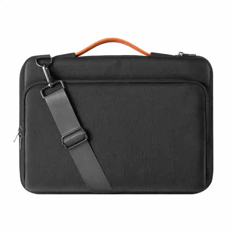 Dormin Shockproof Laptop Crossbody Bag – Protective Sleeve with Adjustable Strap & Handle for MacBook Air 13”, MateBook 14, Lenovo, Huawei
