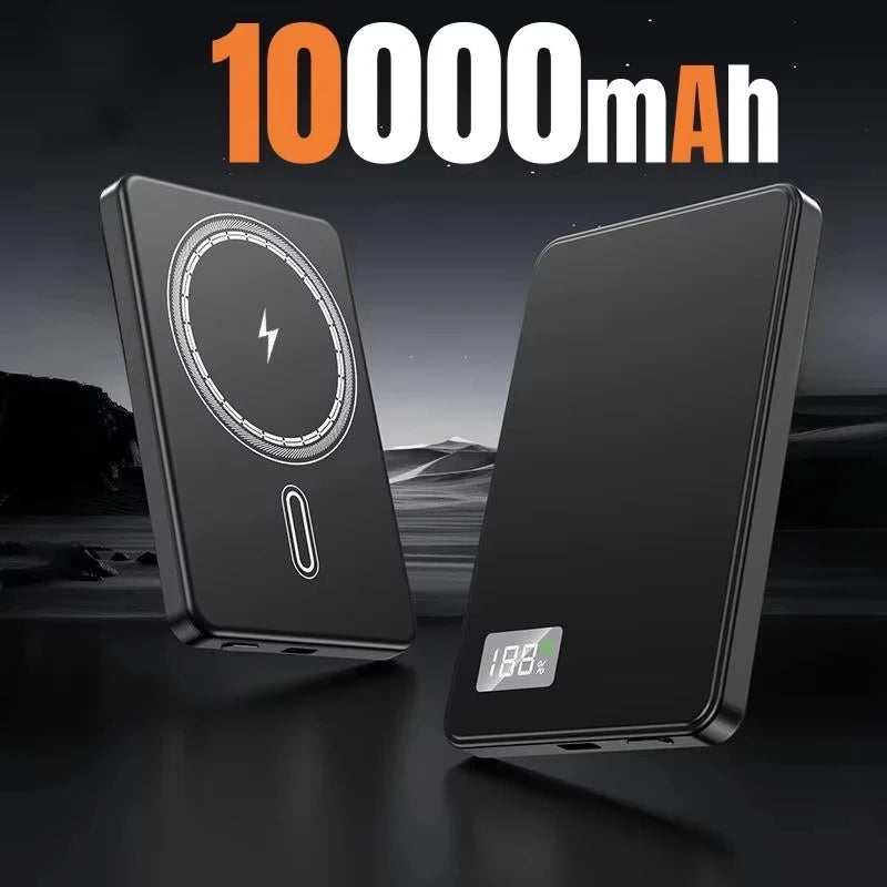 Wireless Magnetic 500000mAh Power Bank Fast Charging Portable PD22.5W External Battery for Magsafe for iPhone17 Samsung Xiaomi